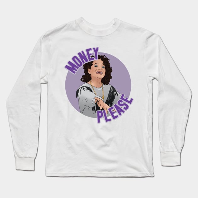 Money Please Long Sleeve T-Shirt by polliadesign